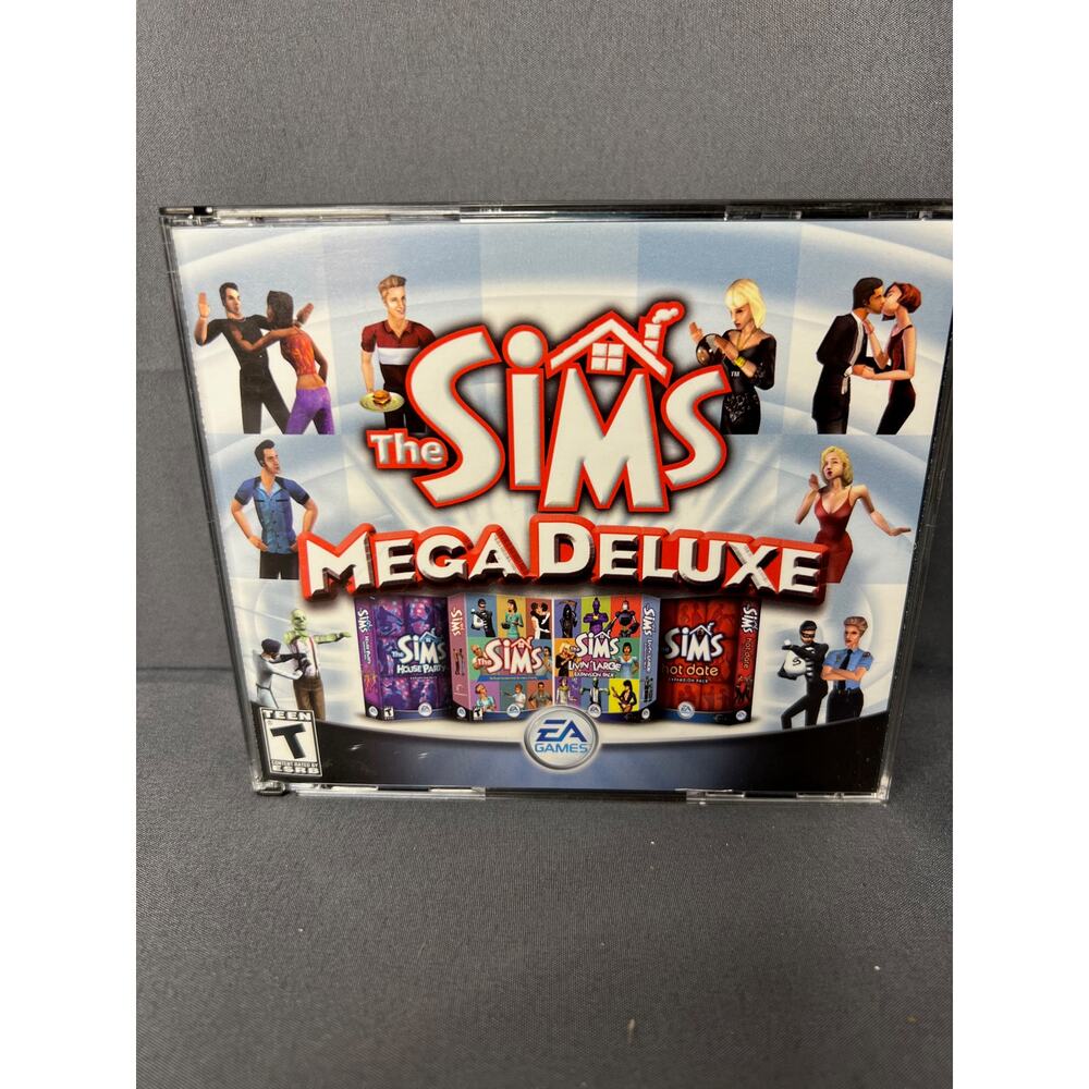 The Sims Mega Delux Pack 4 Disc Set
